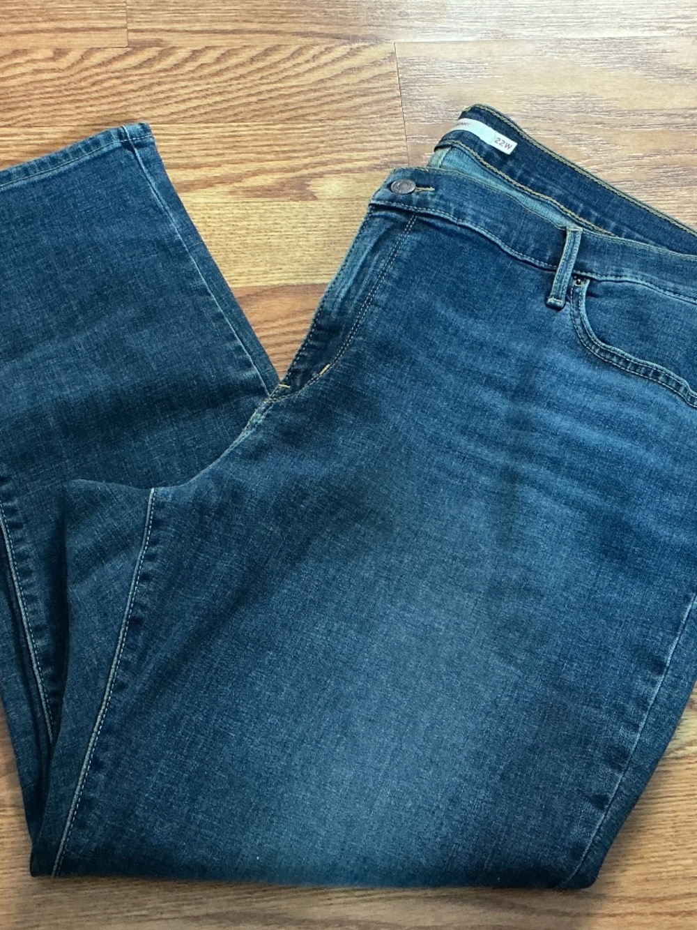 Levi's Blue 711 Skinny Jeans  Size  22W